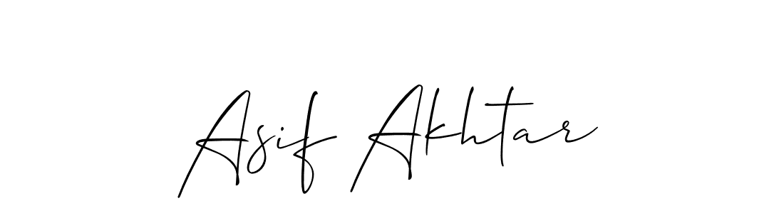 Allison_Script is a professional signature style that is perfect for those who want to add a touch of class to their signature. It is also a great choice for those who want to make their signature more unique. Get Asif Akhtar name to fancy signature for free. Asif Akhtar signature style 2 images and pictures png