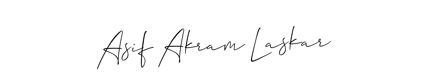 How to make Asif Akram Laskar signature? Allison_Script is a professional autograph style. Create handwritten signature for Asif Akram Laskar name. Asif Akram Laskar signature style 2 images and pictures png