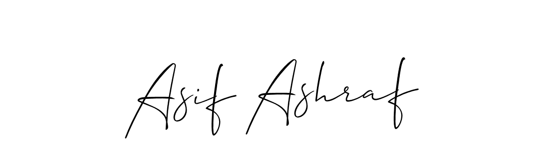 Create a beautiful signature design for name Asif Ashraf. With this signature (Allison_Script) fonts, you can make a handwritten signature for free. Asif Ashraf signature style 2 images and pictures png