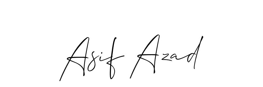 if you are searching for the best signature style for your name Asif Azad. so please give up your signature search. here we have designed multiple signature styles  using Allison_Script. Asif Azad signature style 2 images and pictures png