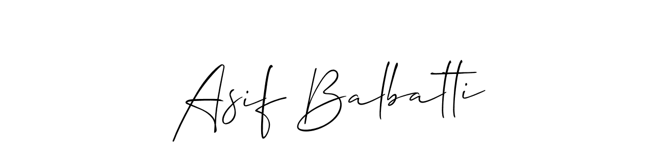 Also You can easily find your signature by using the search form. We will create Asif Balbatti name handwritten signature images for you free of cost using Allison_Script sign style. Asif Balbatti signature style 2 images and pictures png