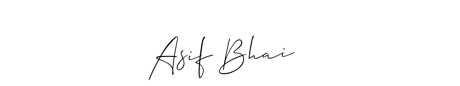 Asif Bhai ❣️ stylish signature style. Best Handwritten Sign (Allison_Script) for my name. Handwritten Signature Collection Ideas for my name Asif Bhai ❣️. Asif Bhai ❣️ signature style 2 images and pictures png