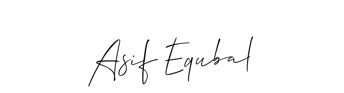 Create a beautiful signature design for name Asif Equbal. With this signature (Allison_Script) fonts, you can make a handwritten signature for free. Asif Equbal signature style 2 images and pictures png