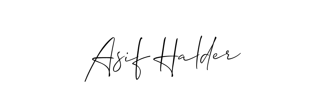 Here are the top 10 professional signature styles for the name Asif Halder. These are the best autograph styles you can use for your name. Asif Halder signature style 2 images and pictures png