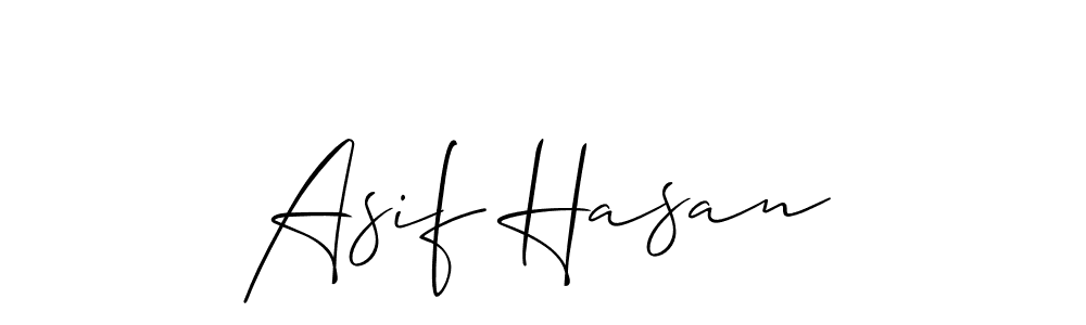 You should practise on your own different ways (Allison_Script) to write your name (Asif Hasan) in signature. don't let someone else do it for you. Asif Hasan signature style 2 images and pictures png