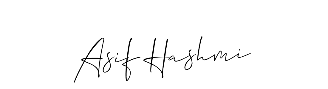 Make a beautiful signature design for name Asif Hashmi. With this signature (Allison_Script) style, you can create a handwritten signature for free. Asif Hashmi signature style 2 images and pictures png