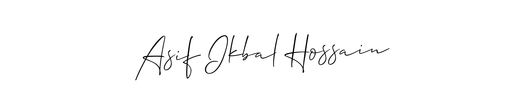 Also You can easily find your signature by using the search form. We will create Asif Ikbal Hossain name handwritten signature images for you free of cost using Allison_Script sign style. Asif Ikbal Hossain signature style 2 images and pictures png