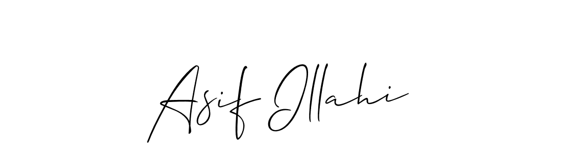 It looks lik you need a new signature style for name Asif Illahi. Design unique handwritten (Allison_Script) signature with our free signature maker in just a few clicks. Asif Illahi signature style 2 images and pictures png