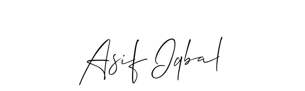 Also we have Asif Iqbal name is the best signature style. Create professional handwritten signature collection using Allison_Script autograph style. Asif Iqbal signature style 2 images and pictures png