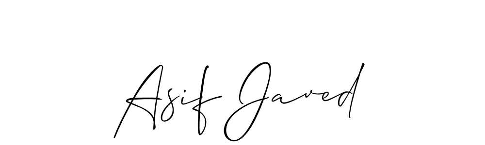 How to make Asif Javed signature? Allison_Script is a professional autograph style. Create handwritten signature for Asif Javed name. Asif Javed signature style 2 images and pictures png