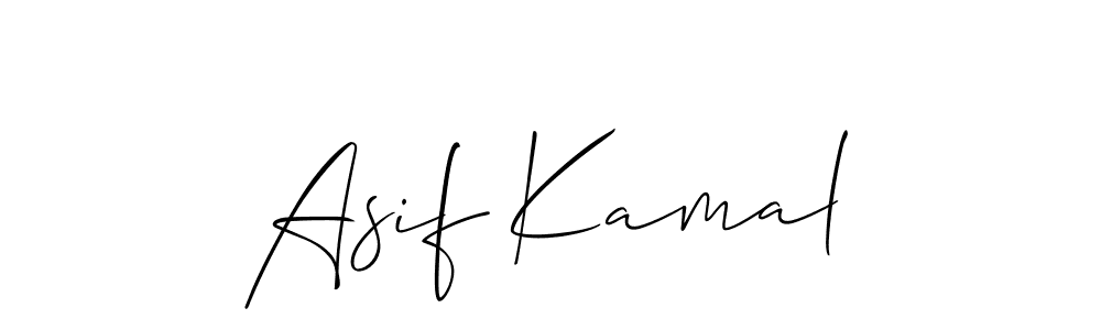 Asif Kamal stylish signature style. Best Handwritten Sign (Allison_Script) for my name. Handwritten Signature Collection Ideas for my name Asif Kamal. Asif Kamal signature style 2 images and pictures png