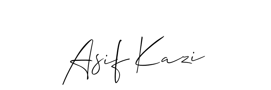 Similarly Allison_Script is the best handwritten signature design. Signature creator online .You can use it as an online autograph creator for name Asif Kazi. Asif Kazi signature style 2 images and pictures png