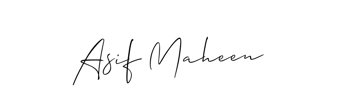 Create a beautiful signature design for name Asif Maheen. With this signature (Allison_Script) fonts, you can make a handwritten signature for free. Asif Maheen signature style 2 images and pictures png