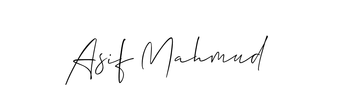 Asif Mahmud stylish signature style. Best Handwritten Sign (Allison_Script) for my name. Handwritten Signature Collection Ideas for my name Asif Mahmud. Asif Mahmud signature style 2 images and pictures png