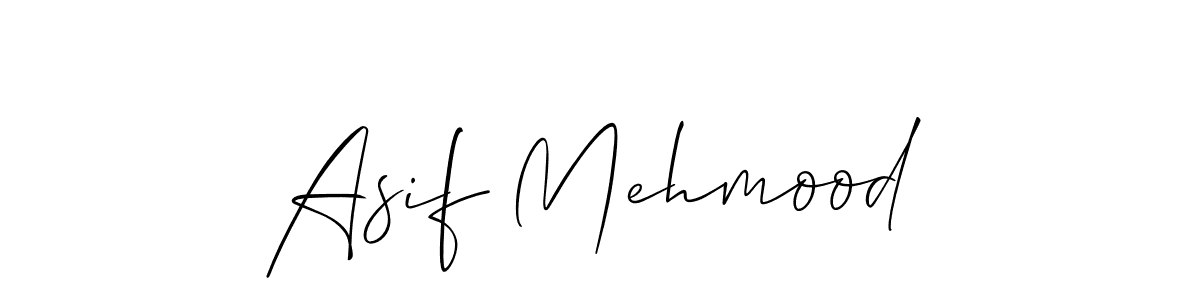 How to make Asif Mehmood signature? Allison_Script is a professional autograph style. Create handwritten signature for Asif Mehmood name. Asif Mehmood signature style 2 images and pictures png