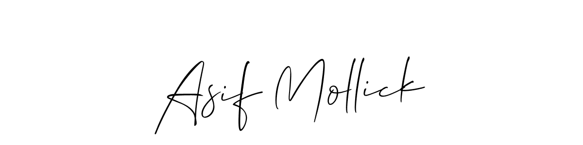 Similarly Allison_Script is the best handwritten signature design. Signature creator online .You can use it as an online autograph creator for name Asif Mollick. Asif Mollick signature style 2 images and pictures png
