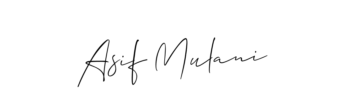 How to Draw Asif Mulani signature style? Allison_Script is a latest design signature styles for name Asif Mulani. Asif Mulani signature style 2 images and pictures png