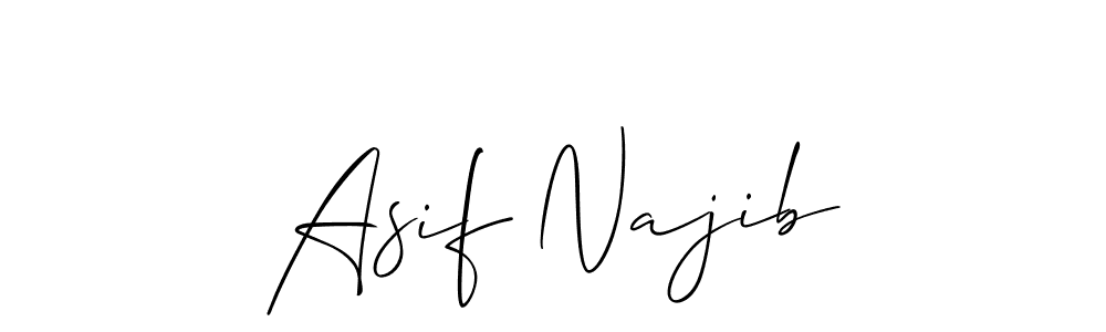 It looks lik you need a new signature style for name Asif Najib. Design unique handwritten (Allison_Script) signature with our free signature maker in just a few clicks. Asif Najib signature style 2 images and pictures png
