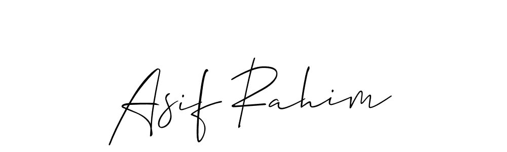 Similarly Allison_Script is the best handwritten signature design. Signature creator online .You can use it as an online autograph creator for name Asif Rahim. Asif Rahim signature style 2 images and pictures png