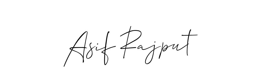 How to make Asif Rajput signature? Allison_Script is a professional autograph style. Create handwritten signature for Asif Rajput name. Asif Rajput signature style 2 images and pictures png