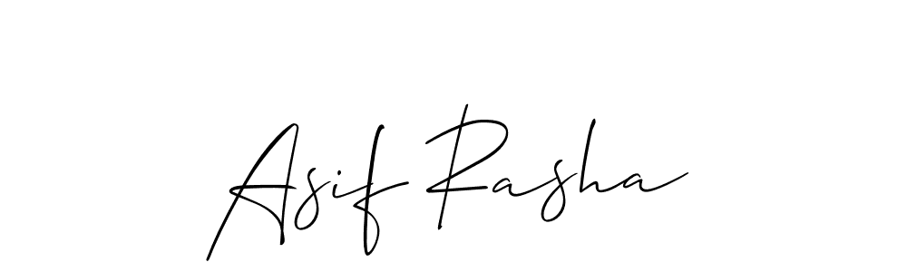 Design your own signature with our free online signature maker. With this signature software, you can create a handwritten (Allison_Script) signature for name Asif Rasha. Asif Rasha signature style 2 images and pictures png