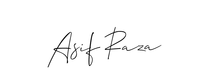 How to make Asif Raza name signature. Use Allison_Script style for creating short signs online. This is the latest handwritten sign. Asif Raza signature style 2 images and pictures png