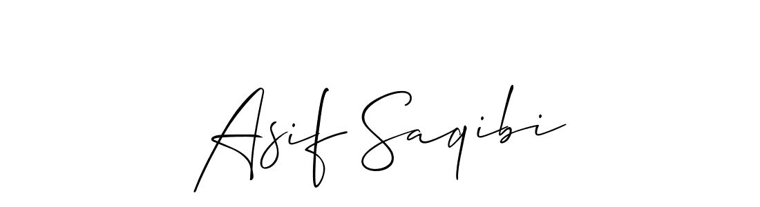 Similarly Allison_Script is the best handwritten signature design. Signature creator online .You can use it as an online autograph creator for name Asif Saqibi. Asif Saqibi signature style 2 images and pictures png