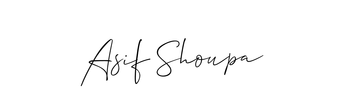 Best and Professional Signature Style for Asif Shoupa. Allison_Script Best Signature Style Collection. Asif Shoupa signature style 2 images and pictures png