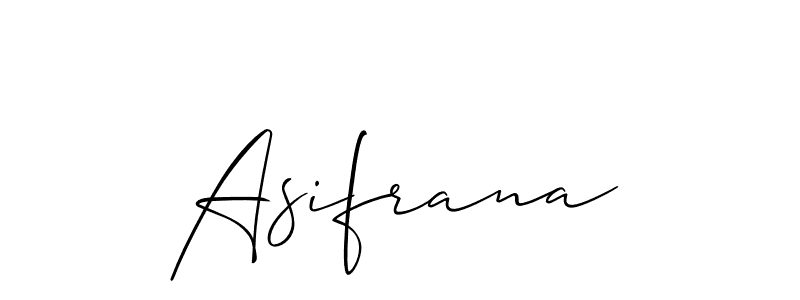 You can use this online signature creator to create a handwritten signature for the name Asifrana. This is the best online autograph maker. Asifrana signature style 2 images and pictures png