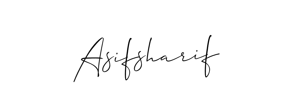 Make a beautiful signature design for name Asifsharif. With this signature (Allison_Script) style, you can create a handwritten signature for free. Asifsharif signature style 2 images and pictures png