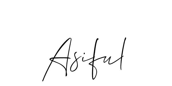 Best and Professional Signature Style for Asiful. Allison_Script Best Signature Style Collection. Asiful signature style 2 images and pictures png