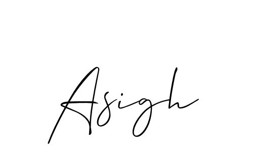 This is the best signature style for the Asigh name. Also you like these signature font (Allison_Script). Mix name signature. Asigh signature style 2 images and pictures png