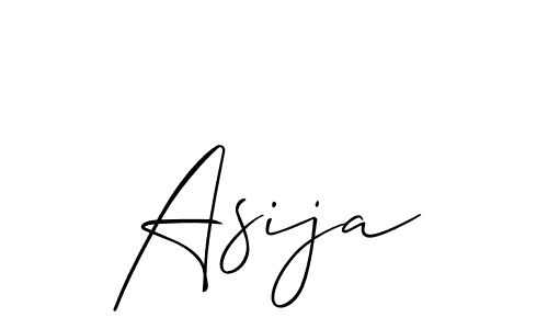 How to Draw Asija signature style? Allison_Script is a latest design signature styles for name Asija. Asija signature style 2 images and pictures png