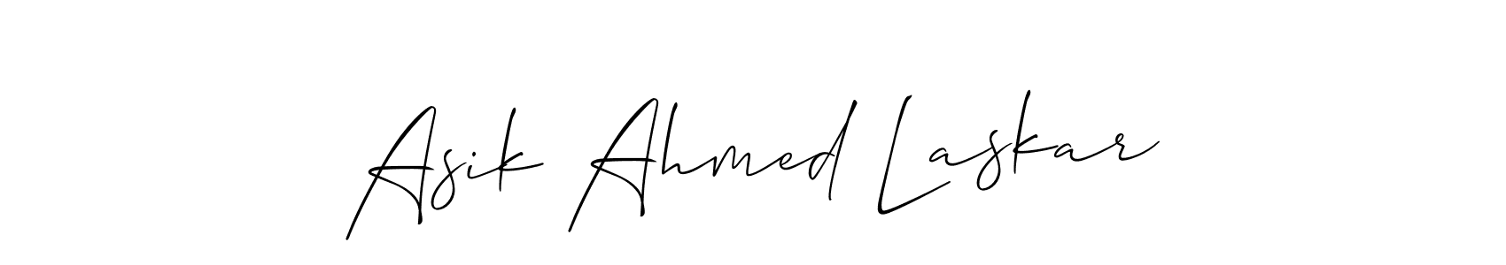 Here are the top 10 professional signature styles for the name Asik Ahmed Laskar. These are the best autograph styles you can use for your name. Asik Ahmed Laskar signature style 2 images and pictures png