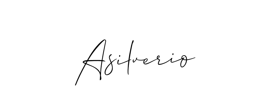 The best way (Allison_Script) to make a short signature is to pick only two or three words in your name. The name Asilverio include a total of six letters. For converting this name. Asilverio signature style 2 images and pictures png