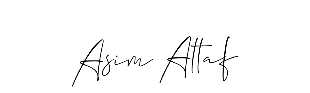You should practise on your own different ways (Allison_Script) to write your name (Asim Altaf) in signature. don't let someone else do it for you. Asim Altaf signature style 2 images and pictures png