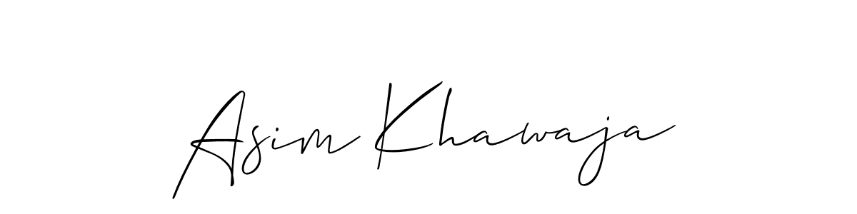 Similarly Allison_Script is the best handwritten signature design. Signature creator online .You can use it as an online autograph creator for name Asim Khawaja. Asim Khawaja signature style 2 images and pictures png