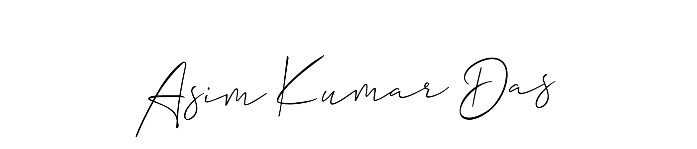 Make a beautiful signature design for name Asim Kumar Das. With this signature (Allison_Script) style, you can create a handwritten signature for free. Asim Kumar Das signature style 2 images and pictures png