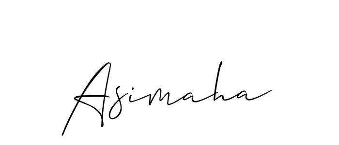 Make a beautiful signature design for name Asimaha. Use this online signature maker to create a handwritten signature for free. Asimaha signature style 2 images and pictures png