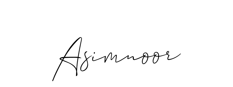 Here are the top 10 professional signature styles for the name Asimnoor. These are the best autograph styles you can use for your name. Asimnoor signature style 2 images and pictures png