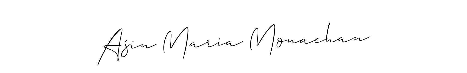 This is the best signature style for the Asin Maria Monachan name. Also you like these signature font (Allison_Script). Mix name signature. Asin Maria Monachan signature style 2 images and pictures png