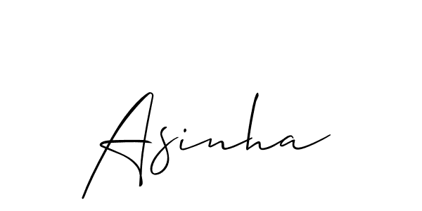 Check out images of Autograph of Asinha name. Actor Asinha Signature Style. Allison_Script is a professional sign style online. Asinha signature style 2 images and pictures png