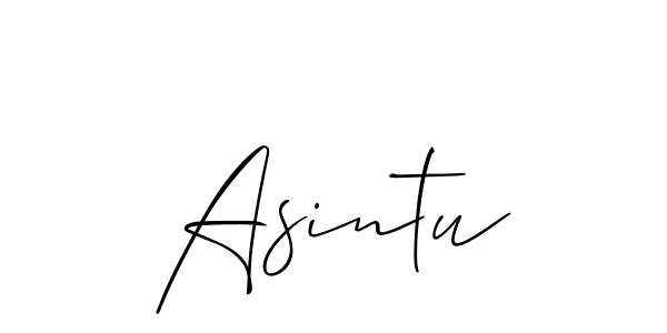 Similarly Allison_Script is the best handwritten signature design. Signature creator online .You can use it as an online autograph creator for name Asintu. Asintu signature style 2 images and pictures png