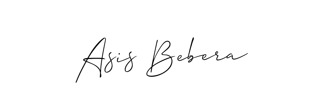 Also You can easily find your signature by using the search form. We will create Asis Bebera name handwritten signature images for you free of cost using Allison_Script sign style. Asis Bebera signature style 2 images and pictures png
