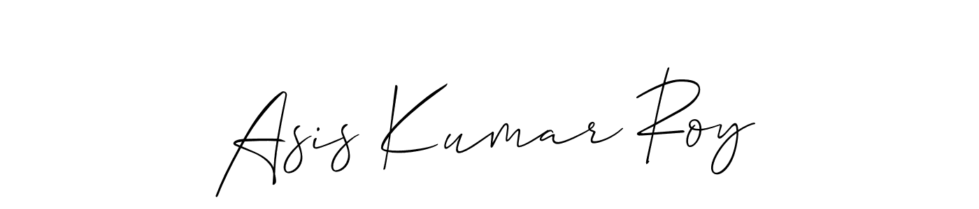 This is the best signature style for the Asis Kumar Roy name. Also you like these signature font (Allison_Script). Mix name signature. Asis Kumar Roy signature style 2 images and pictures png