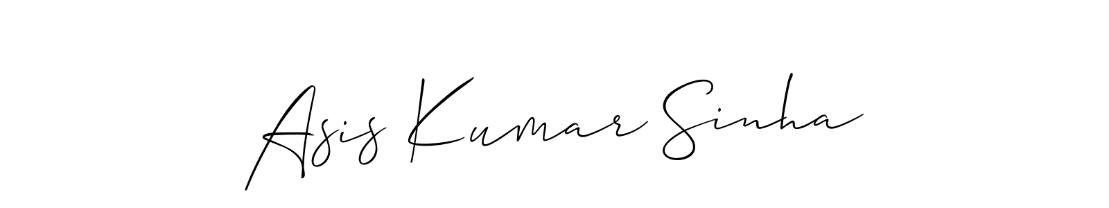 Best and Professional Signature Style for Asis Kumar Sinha. Allison_Script Best Signature Style Collection. Asis Kumar Sinha signature style 2 images and pictures png