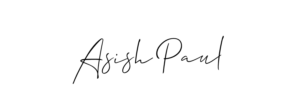 Make a beautiful signature design for name Asish Paul. Use this online signature maker to create a handwritten signature for free. Asish Paul signature style 2 images and pictures png