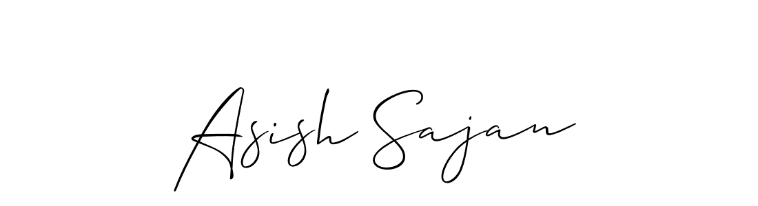 You can use this online signature creator to create a handwritten signature for the name Asish Sajan. This is the best online autograph maker. Asish Sajan signature style 2 images and pictures png