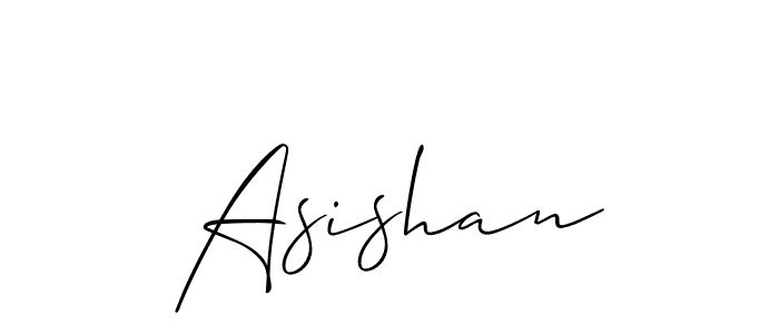 How to make Asishan name signature. Use Allison_Script style for creating short signs online. This is the latest handwritten sign. Asishan signature style 2 images and pictures png