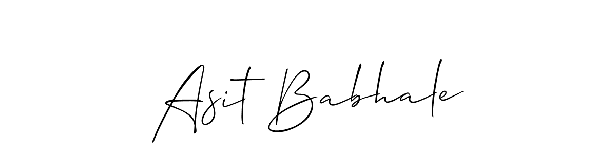 Similarly Allison_Script is the best handwritten signature design. Signature creator online .You can use it as an online autograph creator for name Asit Babhale. Asit Babhale signature style 2 images and pictures png